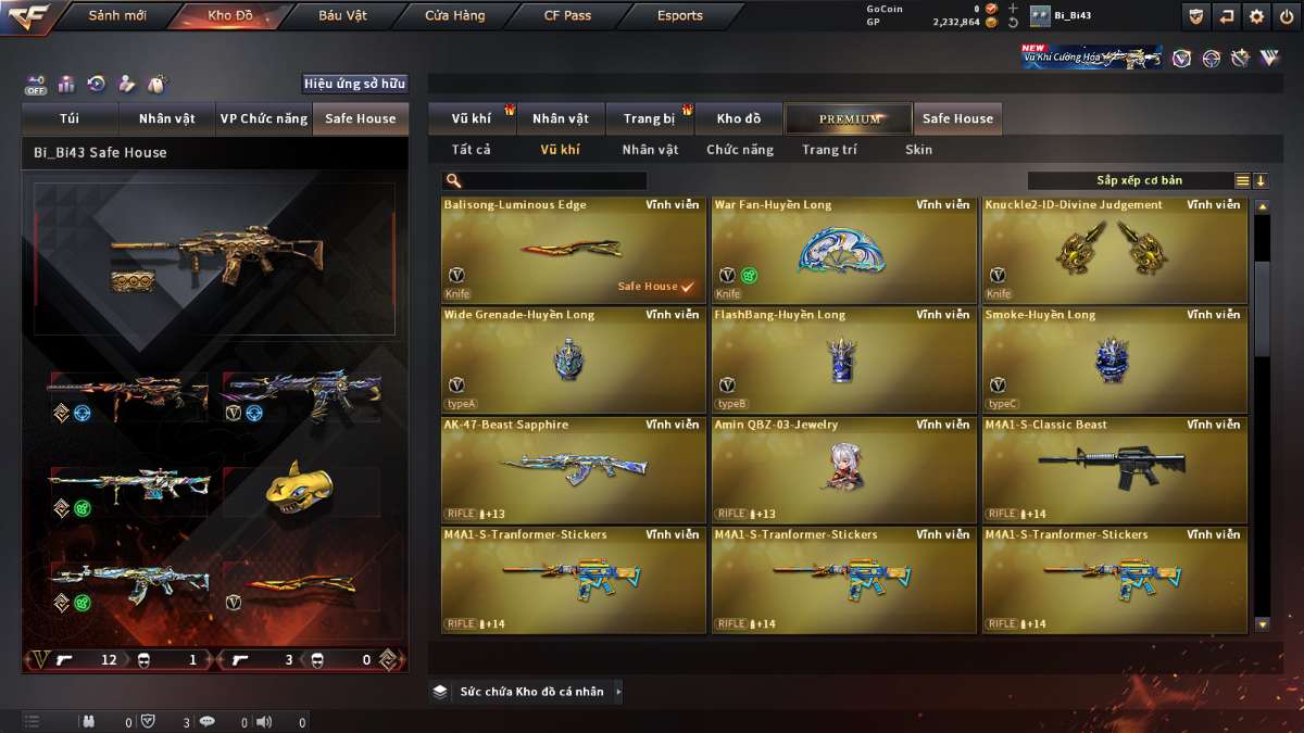shop acc cf uy tin gia re